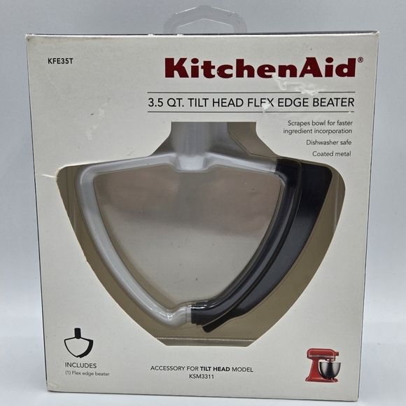 Kitchenaid 3.5 qt tilt head flex edge Beater KSM3311 - Picture 2 of 8
